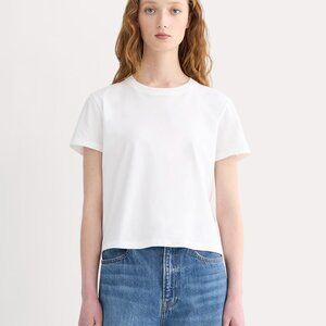 Everlane The Box-Cut Tee in Essential Cotton